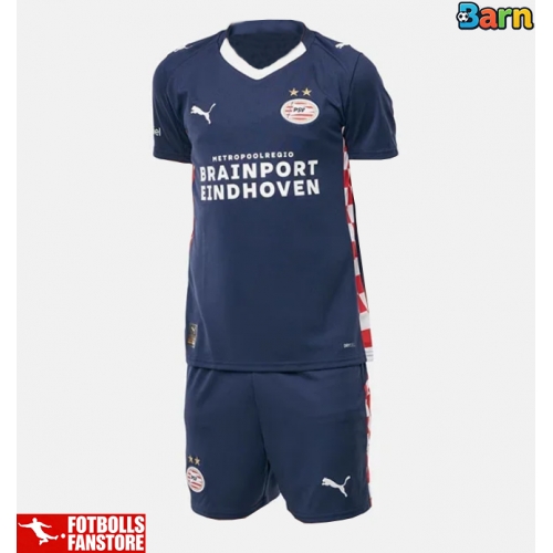 PSV Eindhoven Bortatröja Barn 2025-26 Kortärmad (+ Korta byxor)
