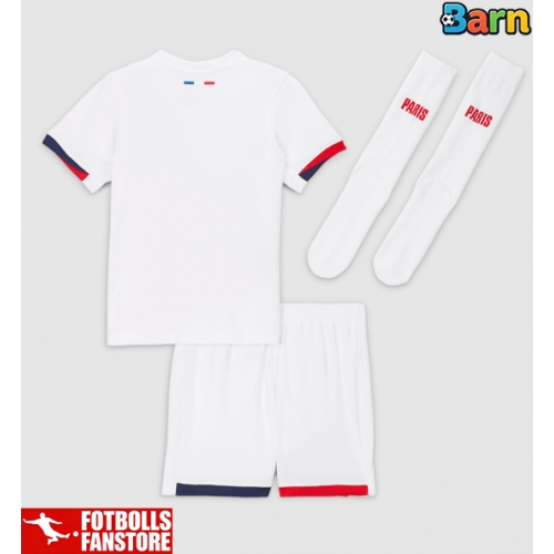 Paris Saint-Germain Bortatröja Barn 2025-26 Kortärmad (+ Korta byxor)