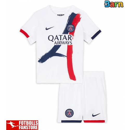 Paris Saint-Germain Bortatröja Barn 2025-26 Kortärmad (+ Korta byxor)