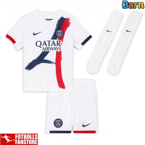 Paris Saint-Germain Fabian Ruiz #8 Bortatröja Barn 2025-26 Kortärmad (+ Korta byxor)