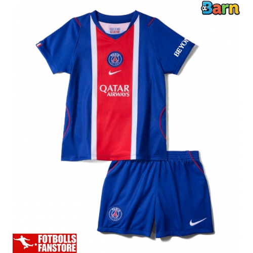 Paris Saint-Germain Hemmatröja Barn 2026-27 Kortärmad (+ Korta byxor)
