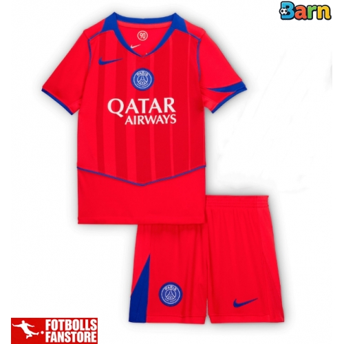 Paris Saint-Germain Tredje Tröja Barn 2025-26 Kortärmad (+ Korta byxor)