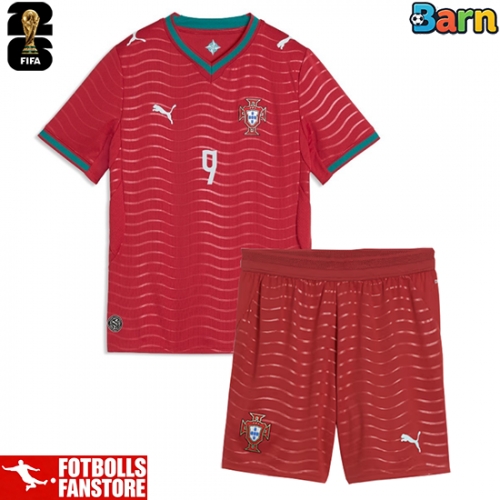 Portugal Goncalo Ramos #9 Hemmatröja Barn VM 2026 Kortärmad (+ Korta byxor)