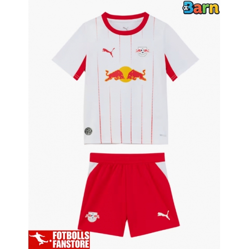 RB Leipzig Hemmatröja Barn 2026-27 Kortärmad (+ Korta byxor)