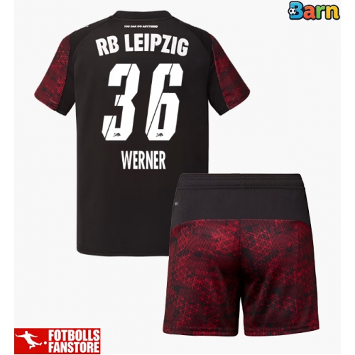 RB Leipzig Timo Werner #36 Tredje Tröja Barn 2025-26 Kortärmad (+ Korta byxor)