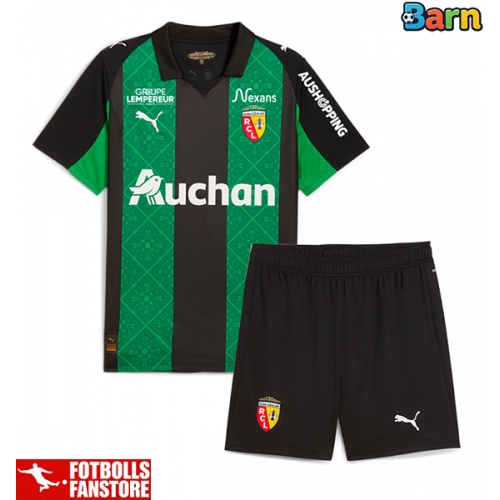 RC Lens Bortatröja Barn 2025-26 Kortärmad (+ Korta byxor)