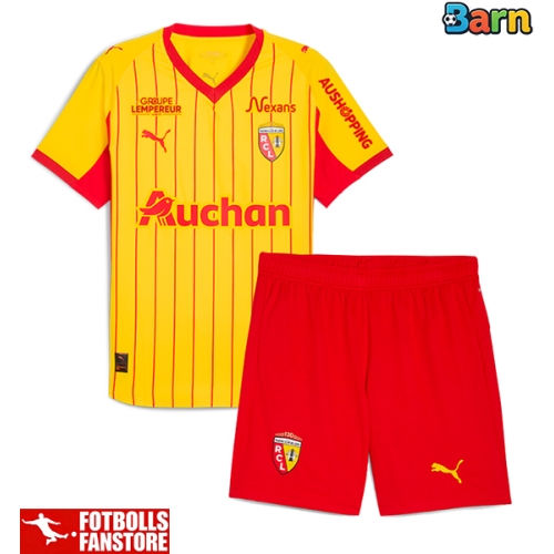 RC Lens Hemmatröja Barn 2025-26 Kortärmad (+ Korta byxor)