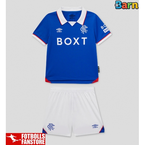 Rangers Hemmatröja Barn 2025-26 Kortärmad (+ Korta byxor)