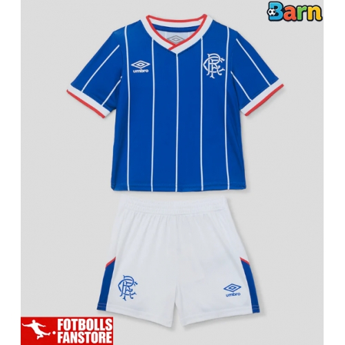 Rangers Hemmatröja Barn 2026-27 Kortärmad (+ Korta byxor)