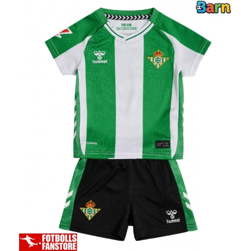 Real Betis Hemmatröja Barn 2025-26 Kortärmad (+ Korta byxor)