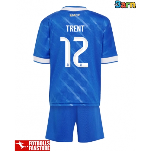 Real Madrid Alexander-Arnold #12 Tredje Tröja Barn 2025-26 Kortärmad (+ Korta byxor)
