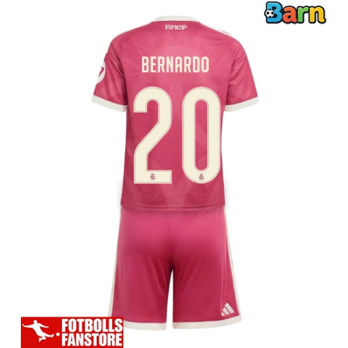 Real Madrid Bernardo Silva #20 Tredje Tröja Barn 2026-27 Kortärmad (+ Korta byxor)