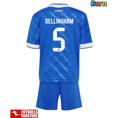 Real Madrid Jude Bellingham #5 Tredje Tröja Barn 2025-26 Kortärmad (+ Korta byxor)
