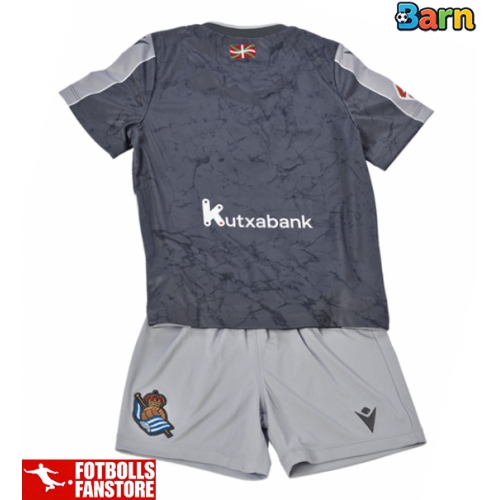 Real Sociedad Bortatröja Barn 2025-26 Kortärmad (+ Korta byxor)