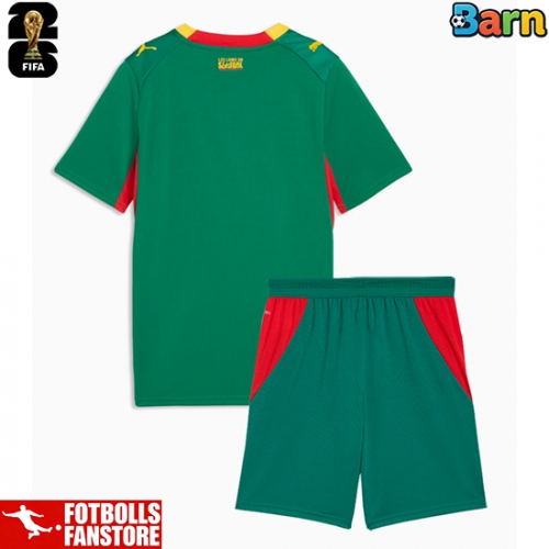 Senegal Bortatröja Barn VM 2026 Kortärmad (+ Korta byxor)