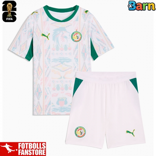 Senegal Hemmatröja Barn VM 2026 Kortärmad (+ Korta byxor)
