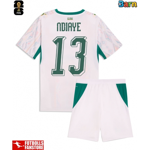 Senegal Iliman Ndiaye #13 Hemmatröja Barn VM 2026 Kortärmad (+ Korta byxor)