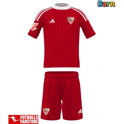 Sevilla Bortatröja Barn 2025-26 Kortärmad (+ Korta byxor)