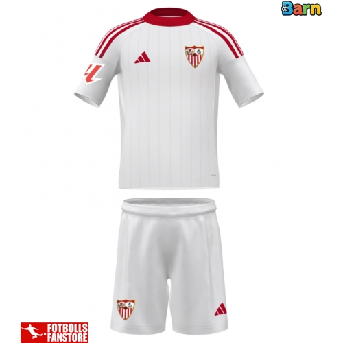 Sevilla Hemmatröja Barn 2025-26 Kortärmad (+ Korta byxor)