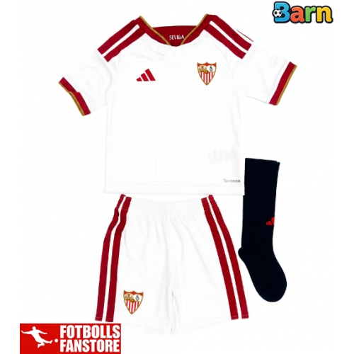 Sevilla Hemmatröja Barn 2026-27 Kortärmad (+ Korta byxor)