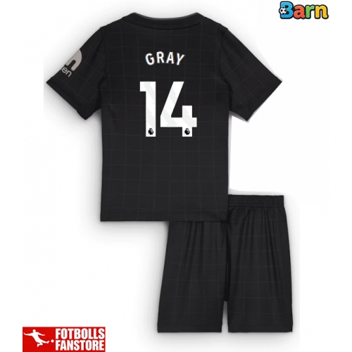 Tottenham Hotspur Archie Gray #14 Bortatröja Barn 2025-26 Kortärmad (+ Korta byxor)