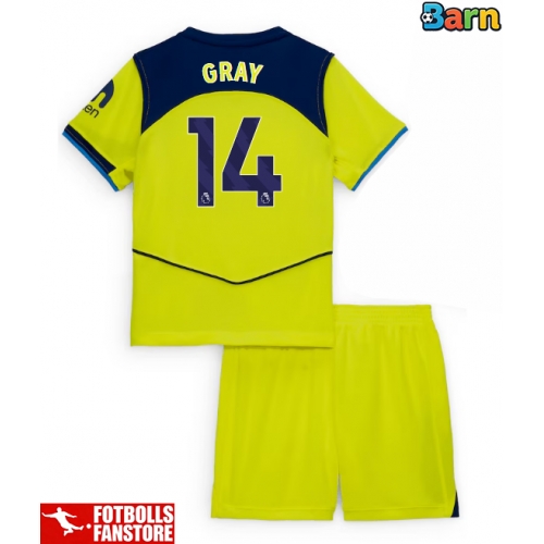 Tottenham Hotspur Archie Gray #14 Tredje Tröja Barn 2025-26 Kortärmad (+ Korta byxor)