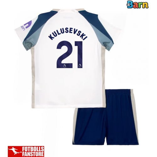 Tottenham Hotspur Dejan Kulusevski #21 Hemmatröja Barn 2025-26 Kortärmad (+ Korta byxor)
