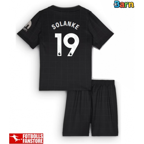 Tottenham Hotspur Dominic Solanke #19 Bortatröja Barn 2025-26 Kortärmad (+ Korta byxor)