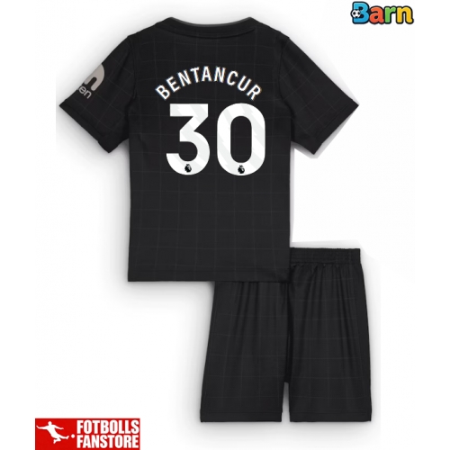 Tottenham Hotspur Rodrigo Bentancur #30 Bortatröja Barn 2025-26 Kortärmad (+ Korta byxor)