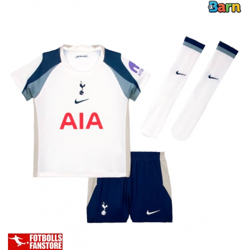 Tottenham Hotspur Xavi Simons #7 Hemmatröja Barn 2025-26 Kortärmad (+ Korta byxor)