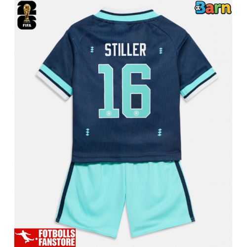 Tyskland Angelo Stiller #16 Bortatröja Barn VM 2026 Kortärmad (+ Korta byxor)