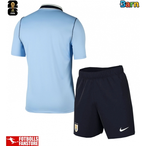 Uruguay Hemmatröja Barn VM 2026 Kortärmad (+ Korta byxor)