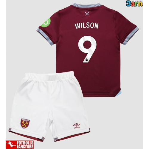 West Ham United Callum Wilson #9 Hemmatröja Barn 2025-26 Kortärmad (+ Korta byxor)
