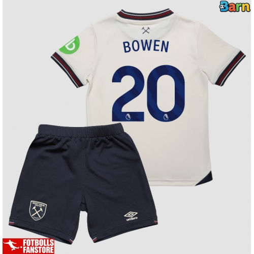 West Ham United Jarrod Bowen #20 Bortatröja Barn 2025-26 Kortärmad (+ Korta byxor)