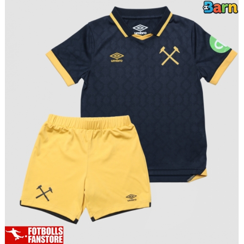 West Ham United Mateus Fernandes #18 Tredje Tröja Barn 2025-26 Kortärmad (+ Korta byxor)