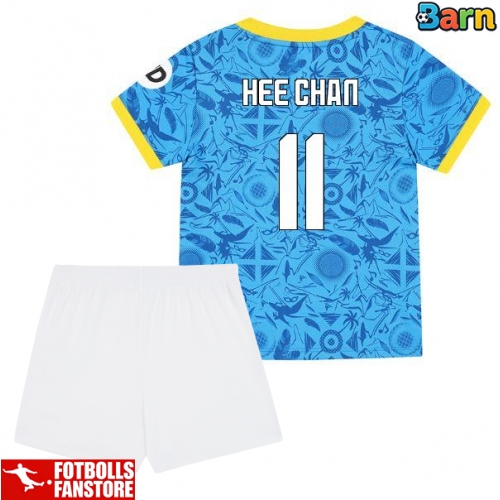 Wolves Hee-chan Hwang #11 Tredje Tröja Barn 2025-26 Kortärmad (+ Korta byxor)