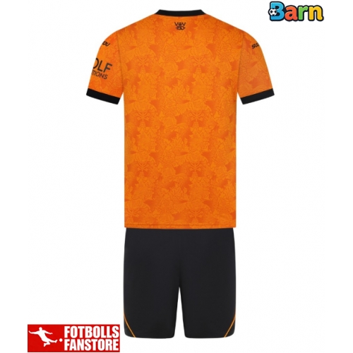 Wolves Hemmatröja Barn 2026-27 Kortärmad (+ Korta byxor)