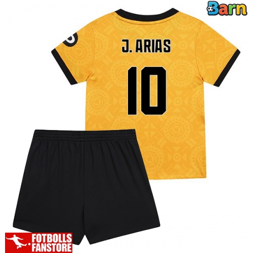 Wolves Jhon Arias #10 Hemmatröja Barn 2025-26 Kortärmad (+ Korta byxor)