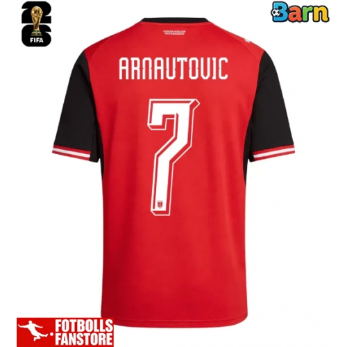 Österrike Marko Arnautovic #7 Hemmatröja Barn VM 2026 Kortärmad (+ Korta byxor)
