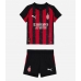 AC Milan Youssouf Fofana #19 Hemmatröja Barn 2025-26 Kortärmad (+ Korta byxor)
