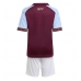 Aston Villa Hemmatröja Barn 2025-26 Kortärmad (+ Korta byxor)