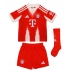 Bayern Munich Aleksandar Pavlovic #45 Hemmatröja Barn 2025-26 Kortärmad (+ Korta byxor)