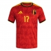 Belgien Charles De Ketelaere #17 Hemmatröja VM 2026 Kortärmad