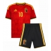 Belgien Leandro Trossard #10 Hemmatröja Barn VM 2026 Kortärmad (+ Korta byxor)