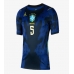 Brasilien Casemiro #5 Bortatröja Dam VM 2026 Kortärmad