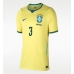 Brasilien Gabriel Magalhaes #3 Hemmatröja Dam VM 2026 Kortärmad