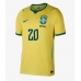 Brasilien Lucas Paqueta #20 Hemmatröja VM 2026 Kortärmad