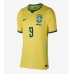 Brasilien Matheus Cunha #9 Hemmatröja Dam VM 2026 Kortärmad