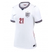 England Eberechi Eze #21 Hemmatröja Dam VM 2026 Kortärmad