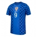 Kroatien Andrej Kramaric #9 Bortatröja VM 2026 Kortärmad